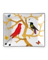 Bernardaud Aux Oiseaux Rectangular Dish, 7.9" X 6.3"