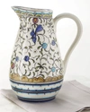 Neiman Marcus Pavoes Blue And Green Pitcher