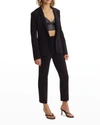Commando Ceo Neoprene Suiting Blazer In Black
