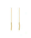 Gucci Link To Love Yellow Gold Threader Earrings In Yg