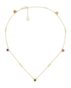 Gucci Women's 18k Yellow Gold & Multicolor Gemstone Interlocking G Necklace
