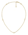 GUCCI INTERLOCKING G 18K GOLD CHAIN NECKLACE,PROD246650179