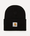Carhartt Hat Logo Hats In Black Acrylic In Black