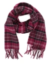 Barbour Merino Cashmere Tartan Scarf In Fa04