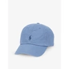 POLO RALPH LAUREN POLO RALPH LAUREN MEN'S CARSON BLUE PONY LOGO-EMBROIDERED COTTON CHINO BALL CAP,47335852