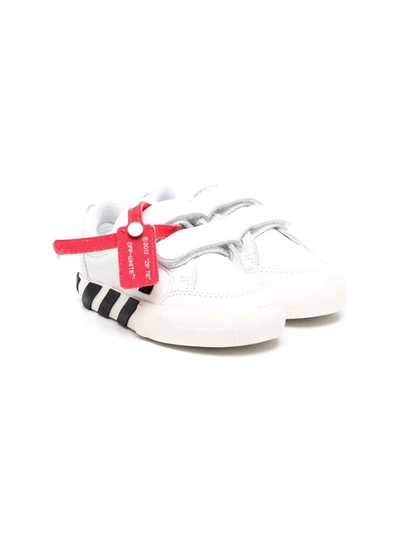 Off-white Kids' Lea Vulcanized Low Sneakers In White