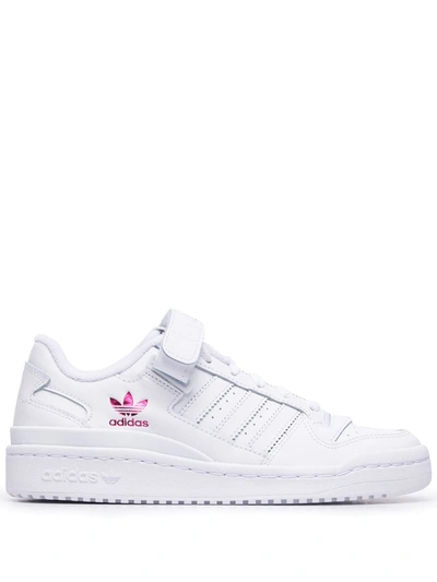 Adidas Originals Adidas Women's Originals Forum Low Casual Shoes In White/white