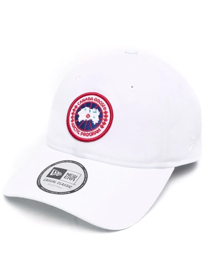 Canada Goose Arctic Disc Logo-patch Woven Cap In White