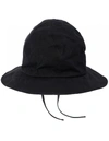Y'S BLACK HAT WITH A PARAFFIN FINISH,YX-H03-091-1