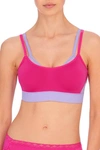 Natori Gravity Contour Underwire Coolmax Sports Bra (32b) In Active Pink Crocus