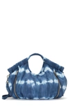 Vince Camuto Harlo Shoulder Tote In Dark Jean