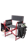 Oniva Picnic Time Fusion Backpack Chair With Cooler In Red