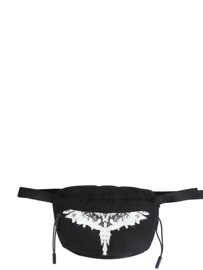 Marcelo Burlon County Of Milan Tempera Wings Basic Belt Bag In Nero