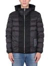 Ten C Black Hooded Reversible Down Jacket In Black