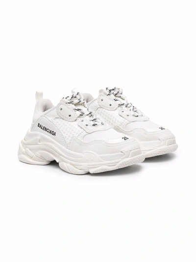 BALENCIAGA TRIPLE S LOW-TOP SNEAKERS