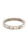 Parts Of Four Sistema Acid-treated Bracelet In Silver