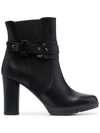 GEOX HEELED ANKLE BOOTS