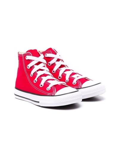 Converse Kids' Baby & Toddler Chuck Taylor Hi Casual Sneakers From Finish Line In Red