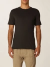 Paolo Pecora T-shirt In Black Cotton In Nero