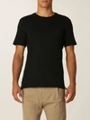 Paolo Pecora Tshirt In Cotton Jersey In Black