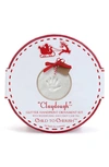 Child To Cherish Holiday Glitter Handprint Ornament Kit In Red