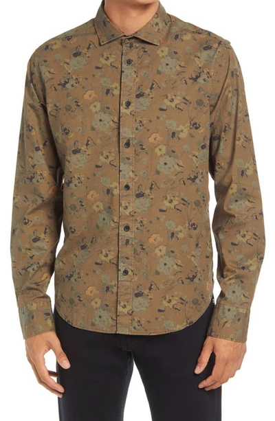 Rag & Bone Pursuit Rove Button-up Shirt In Army Floral