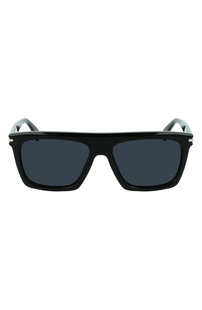 Lanvin Kids' 57mm Rectangular Sunglasses In Black