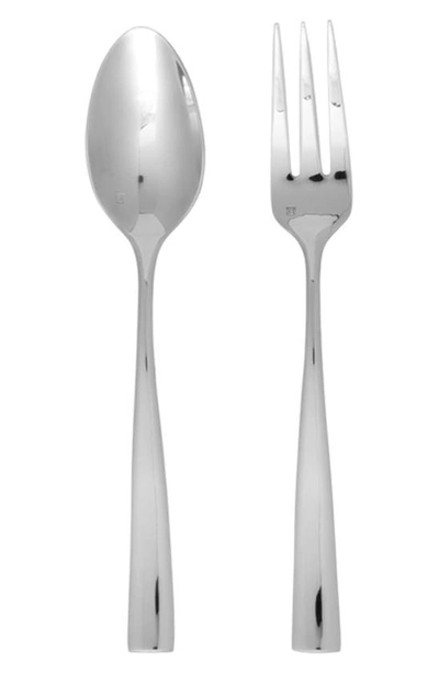 Fortessa Lucca 2-piece Serving Set In Silver