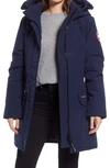 Canada Goose Trillium Hooded Down Parka In Blue