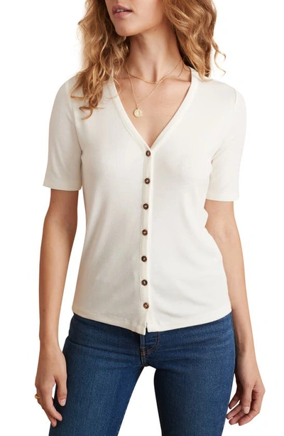 Marine Layer Lexi Stretch Modal Button-up Top In Natural