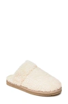 Minnetonka Chesney Mule Slipper In Cream