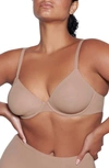 Skims Fits Everybody Unlined Underwire Bra In Sienna