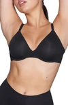 Skims Fits Everybody Unlined Underwire Bra In Onyx