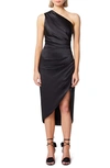 Elliatt Cassini One-shoulder Dress In Black