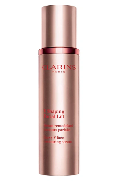 Clarins V Shaping Facial Lift Depuff & Contour Serum With Hyaluronic Acid 1.6 oz/ 50 ml
