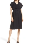 Emilia George Irene Maternity/nursing Dress In Black