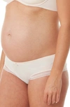 Cache Coeur Milk Seamless Low Waist Maternity Briefs In Blush