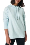 Sweaty Betty Escape Fleece Hoodie In Alpine Blue