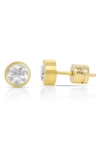 Dean Davidson Women's Signature 22k-gold-plated & Crystal Quartz Small Knockout Stud Earrings In Crystal Quartz/ Gold