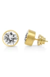 Dean Davidson Signature Large Knockout Stud Earrings In Crystal Quartz/ Gold