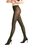 Falke Prime Rib Stretch-knit 60-denier Tights In 3009 Black