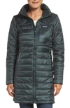 Patagonia Radalie Water Repellent Insulated Parka In Carbon