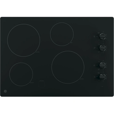 Ge 30 Inch Black 4 Burner Electric Cooktop