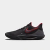 Nike Men's Precision 5 Basketball Shoes In Anthracite/gym Red/black/metallic Dark Grey