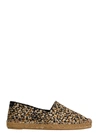 Saint Laurent Leopard-print Embroidered Canvas Espadrilles