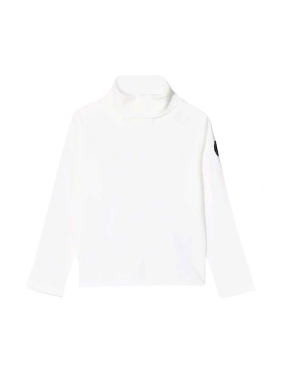 Moncler Kids' Unisex White Shirt In Bianco