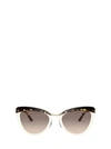 PRADA PRADA PR 25XS HAVANA &AMP; IVORY SUNGLASSES,PR 25XS 05G3D0