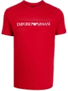 EMPORIO ARMANI LOGO-PRINT COTTON T-SHIRT