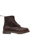 DR. MARTENS' LACE-UP ANKLE-LENGTH BOOTS