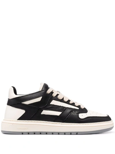 Represent Reptor Low Panelled Sneakers In Black